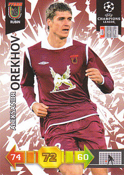 Aleksandr Orekhov Rubin Kazan 2010/11 Panini Adrenalyn XL CL #270